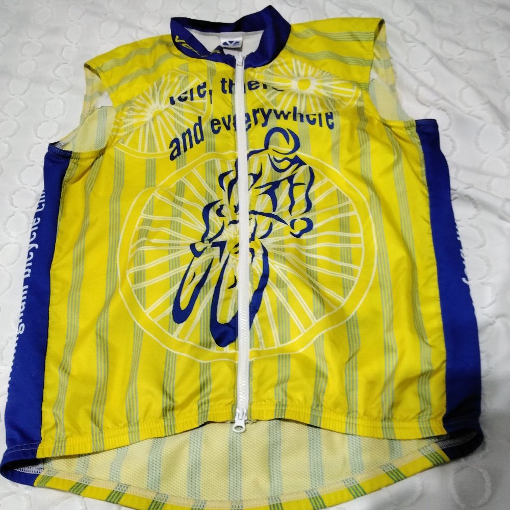 Voler Vintage Woman Size L cycling jersey large USA by Team Apparel Inv004